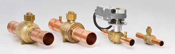 thumbnail image 2 of Mueller B-24258 R3 5/8 X 3/4 X 3/4 Inch Angle Meter Ball Valve - 300 PSI, Manual Operation 2 of 6